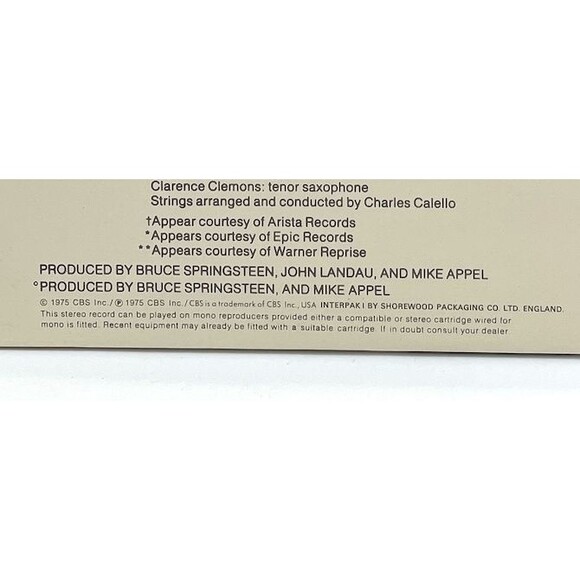 Bruce Springsteen Born to Run LP 1975 First Press Vinyl CBS Landau Misprint RARE - Picture 5 of 13